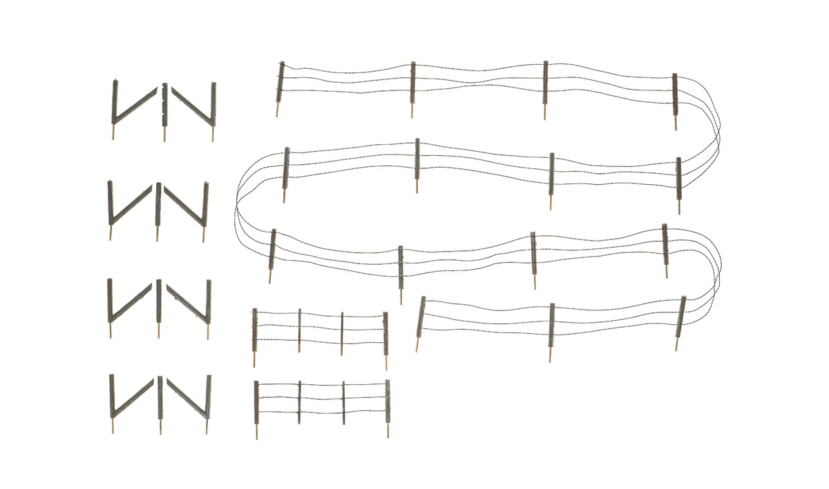N Barbed Wire Fence