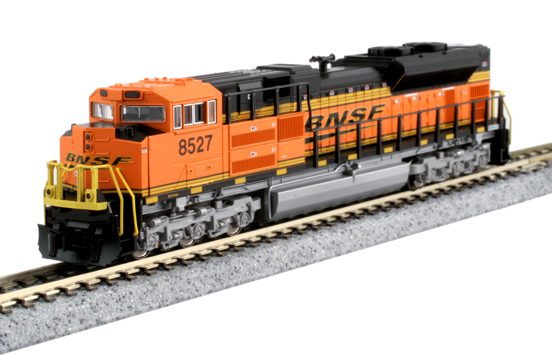 Burlington Northern Santa Fe SD70ACe #8527 With ESU LokSound Installed