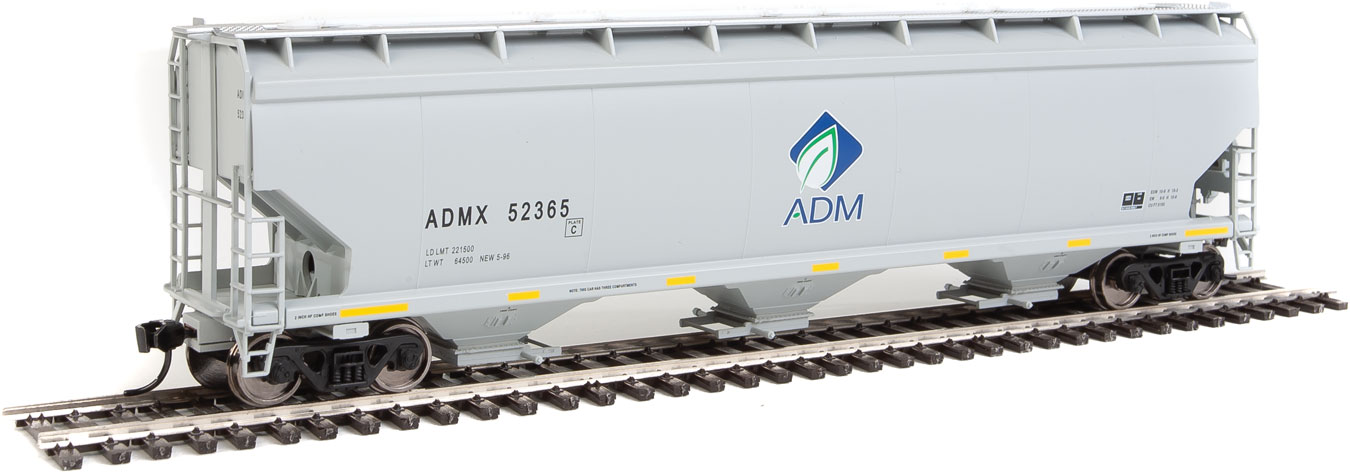 Archer-Daniels-Midland 60' NSC 5150 3-Bay Covered Hopper #52365