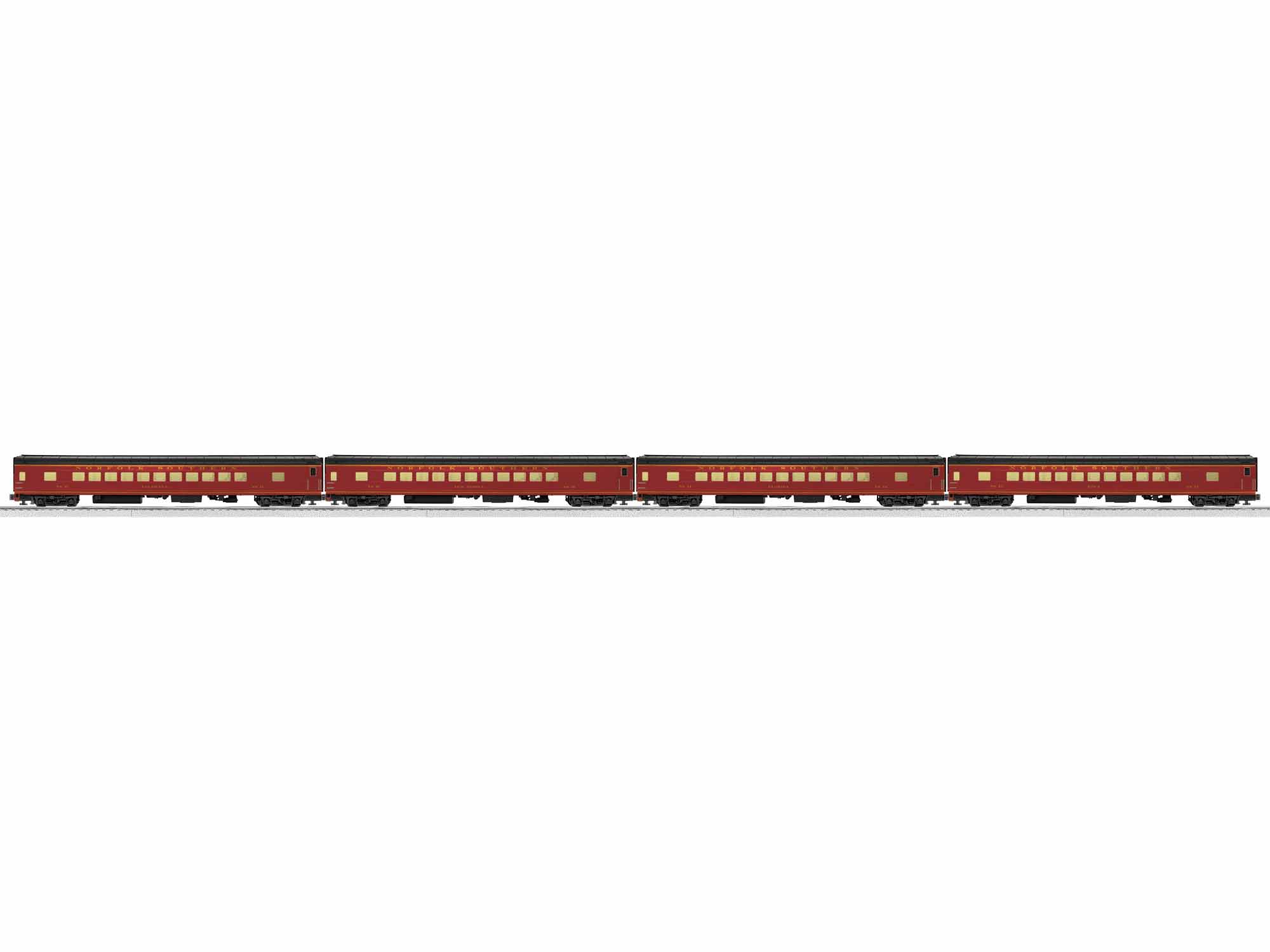 Norfolk Southern Excursion Coach 4-pack