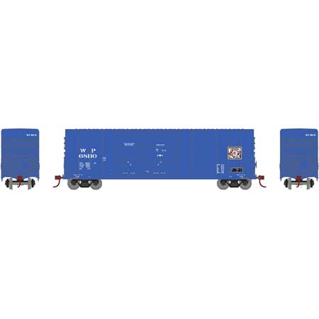 Western Pacific Blue 50' High Cube Double Plug Door Box Car #68110