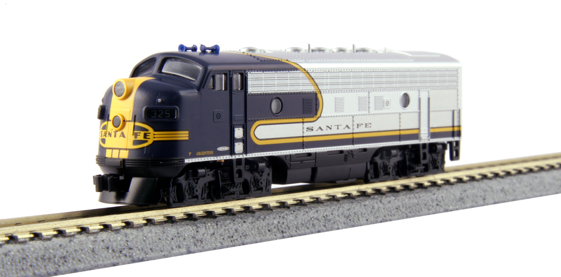 Santa Fe Bluebonnet F7 Freight Train Set
