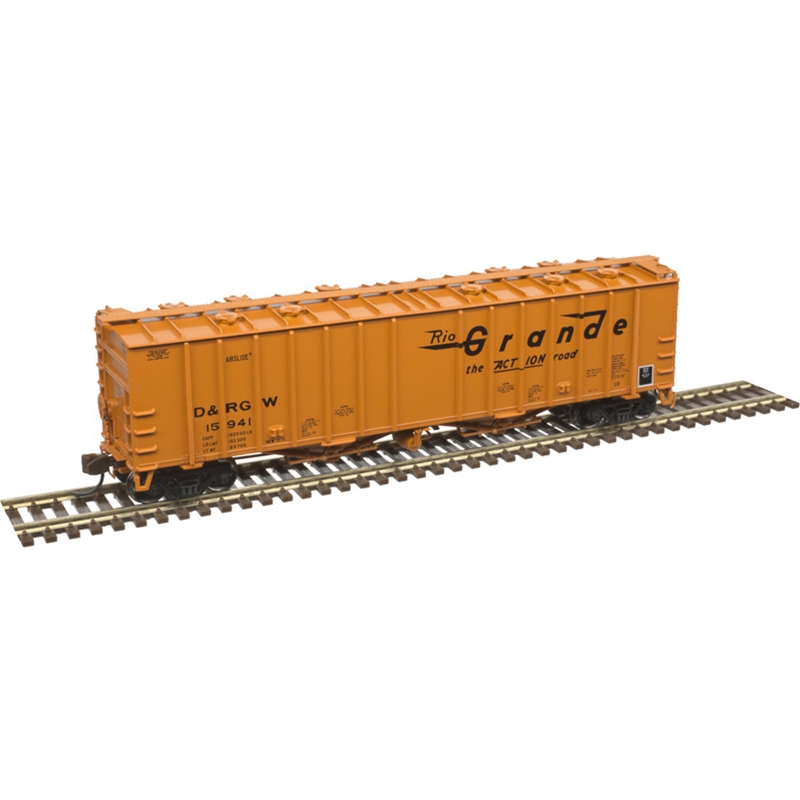 Denver & Rio Grande Western 4180 Airslide Covered Hopper #15949