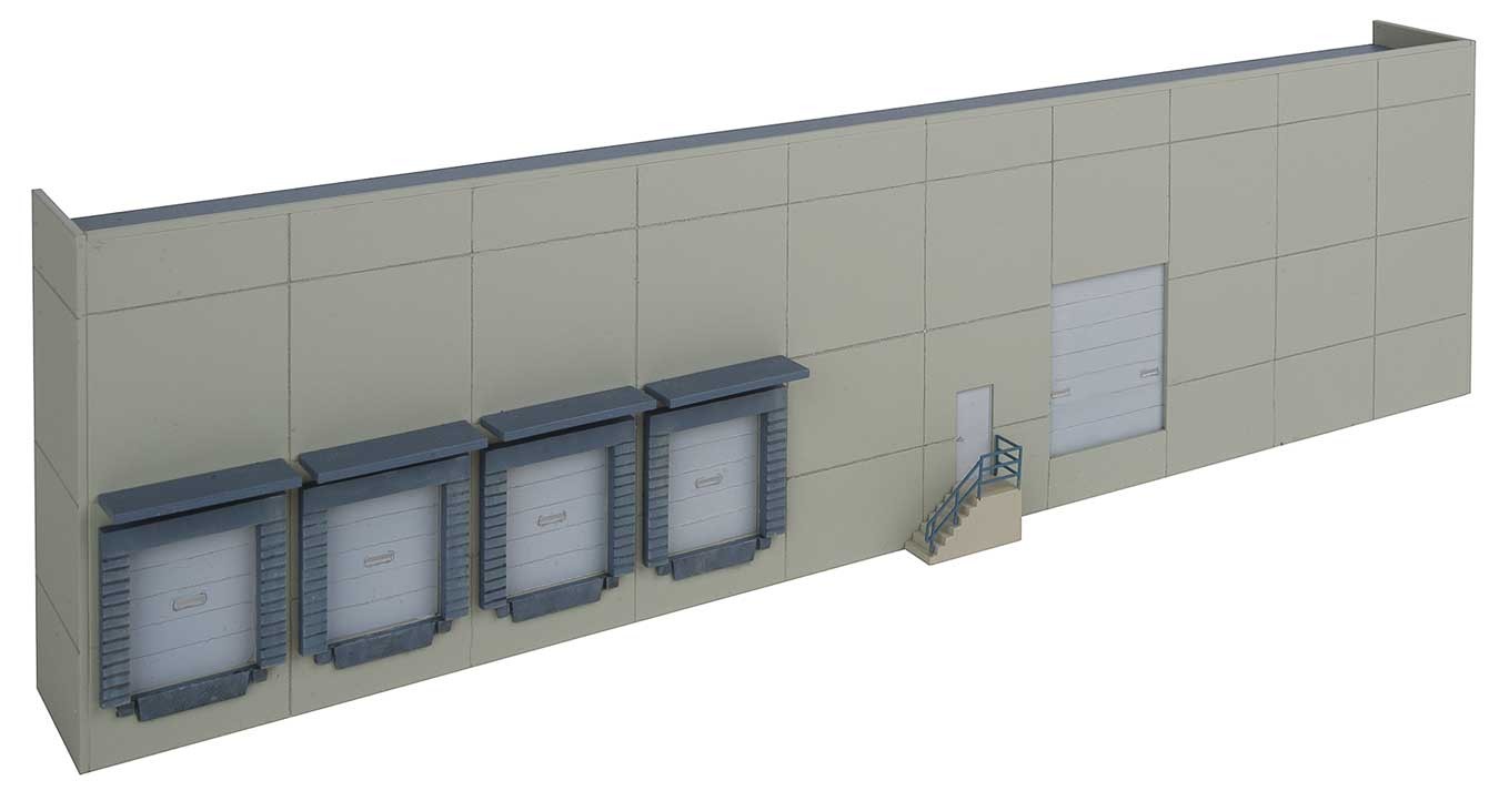 Modern Concrete Warehouse background building kit