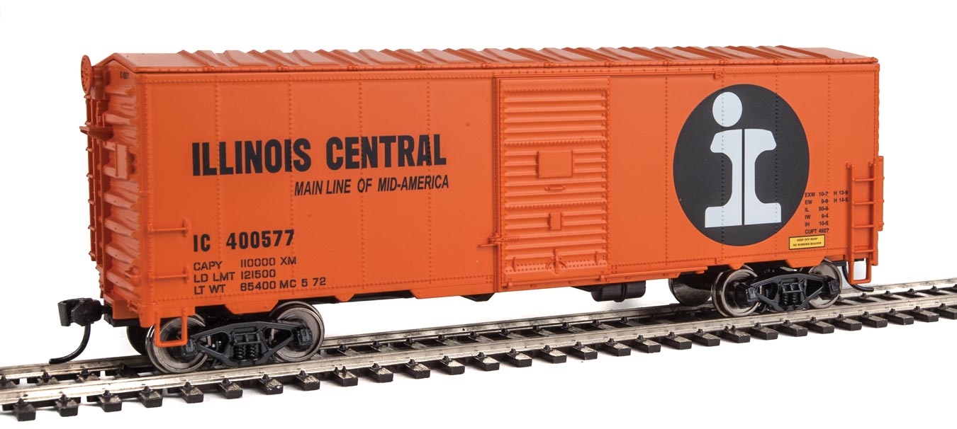 Illinois Central 40' AAR Modernized 1948 Box Car #400577