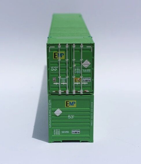 EMP - UP 53' High Cube 8-55-8 corrugated container 2-pack
