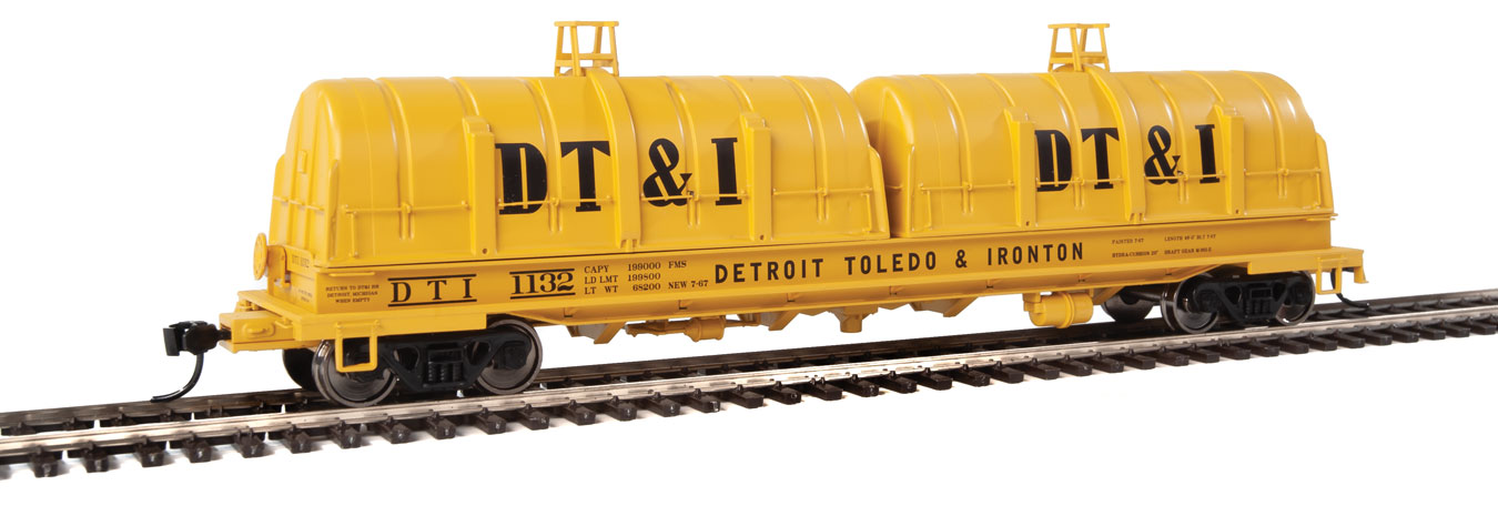 Detroit, Toledo & Ironton 50' Evans Cushion Coil Car #1132