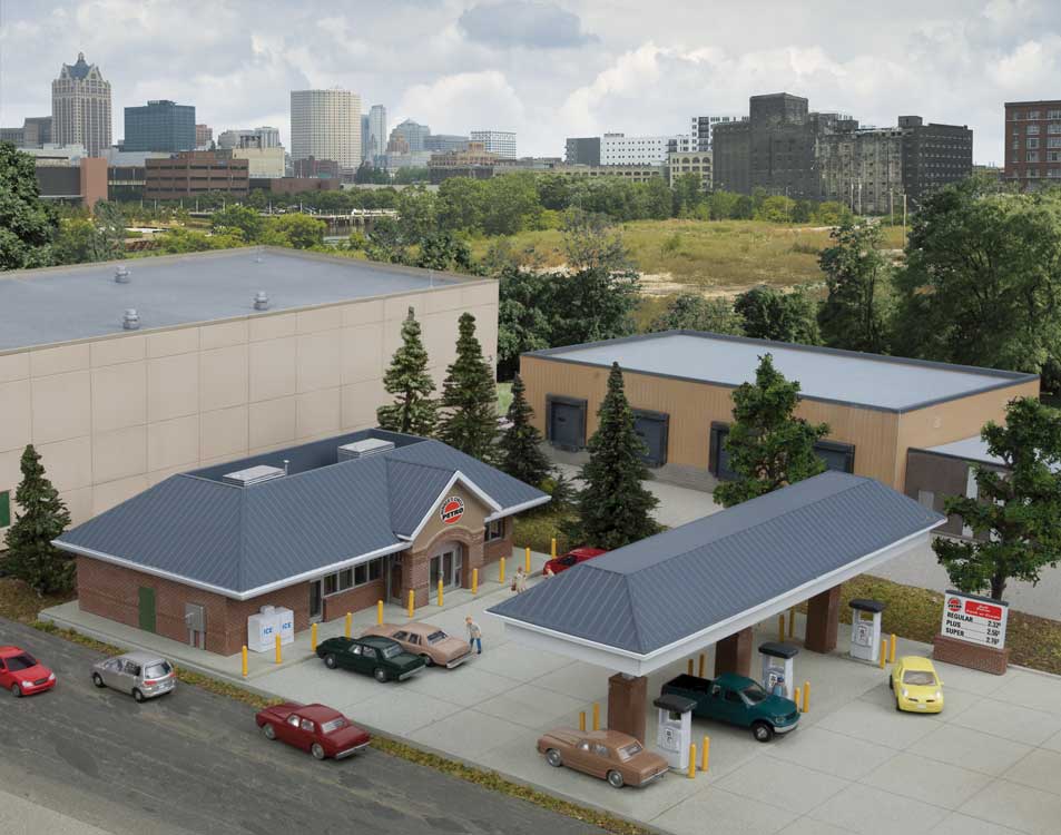 Modern Gas Station