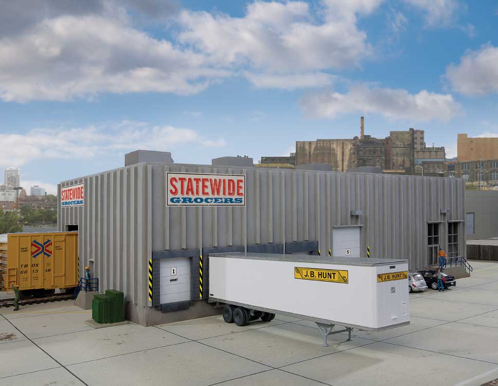 Modern Concrete Grocery Warehouse
