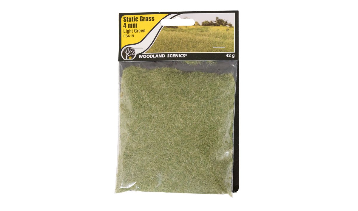 Light Green Static Grass 4 mm