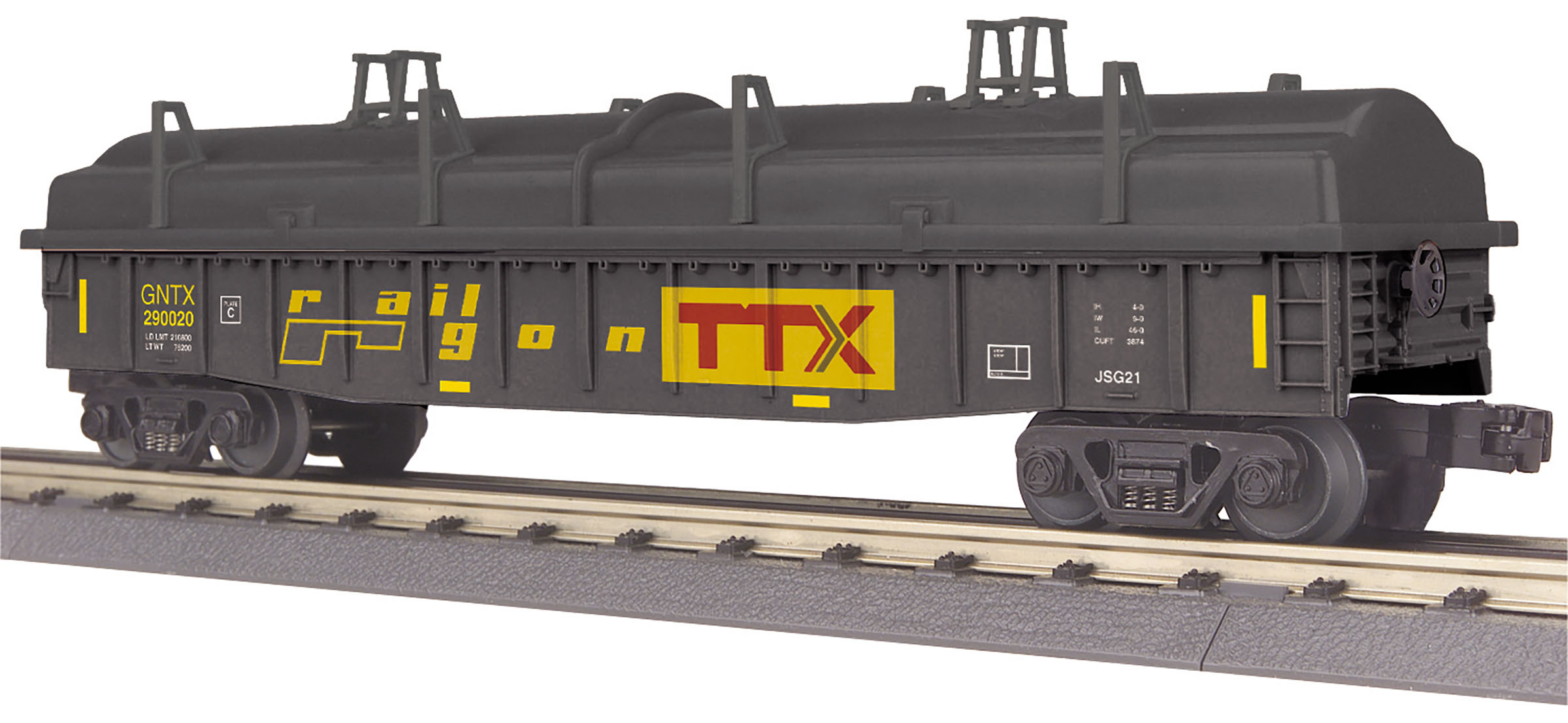 Railgon gondola car #290020 with cover