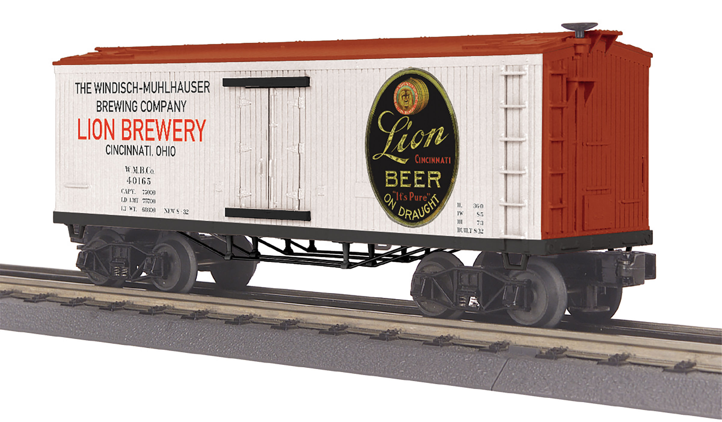 Lion Beer 19th century reefer car #40165