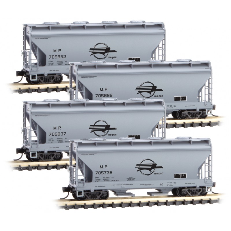 Missouri Pacific Four Car Runner Pack #170