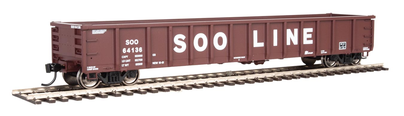 Soo Line 53' Railgon Gondola #64136