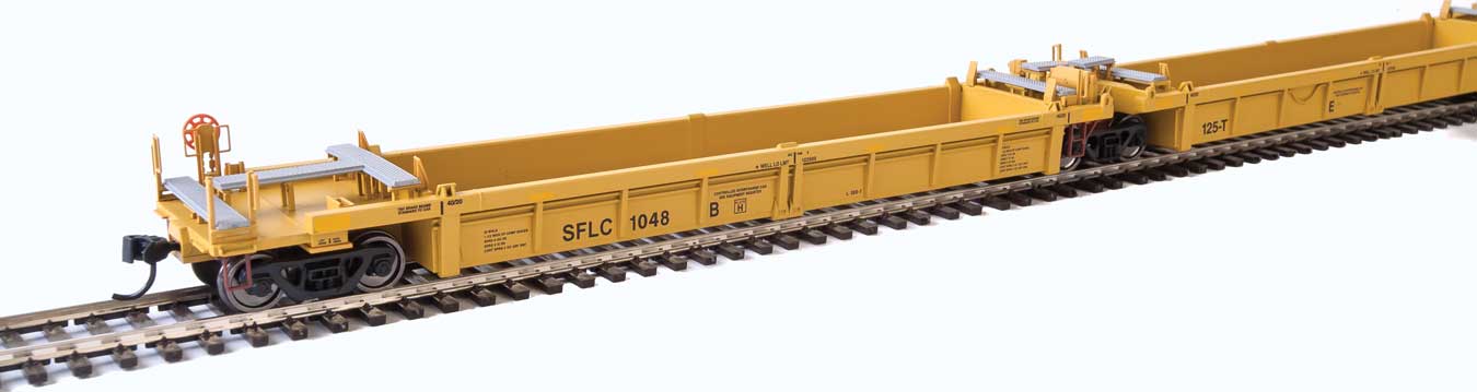 Santa Fe Thrall 5-Unit Rebuilt 40' Well Car #1048
