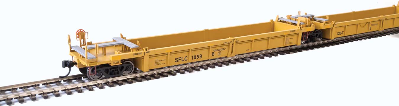 Santa Fe Thrall 5-Unit Rebuilt 40' Well Car #1059