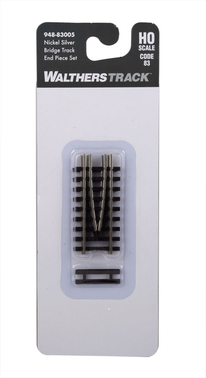 Code 83 Nickel Silver Bridge Track End Piece Set