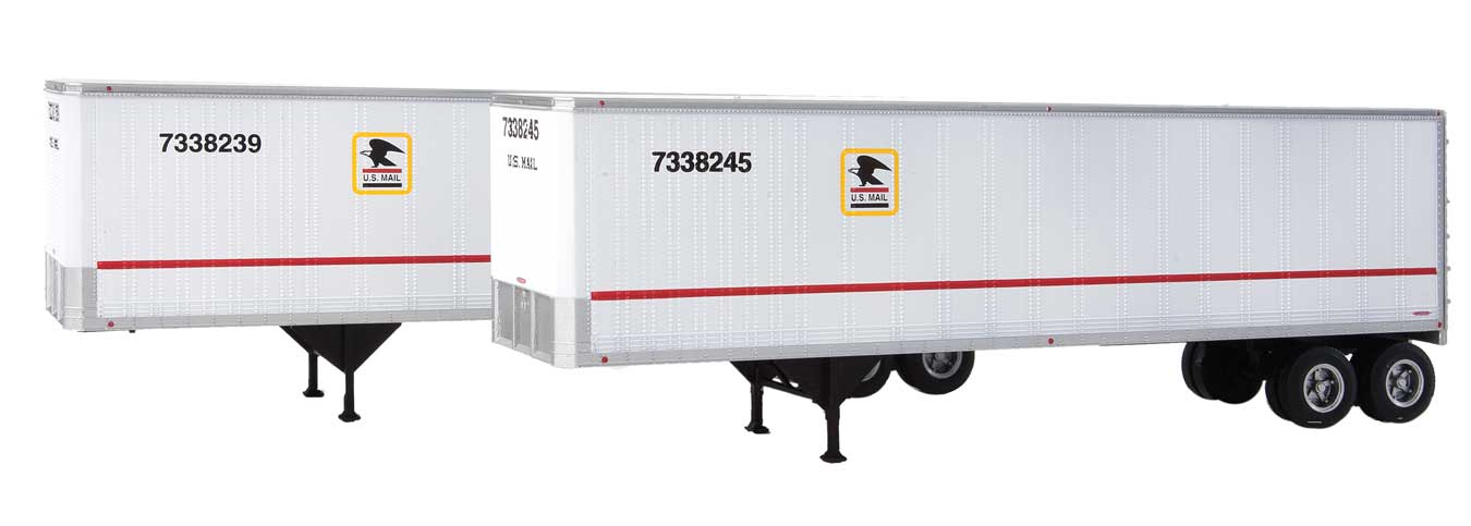 US Postal Service 40' Trailmobile Trailer 2-Pack