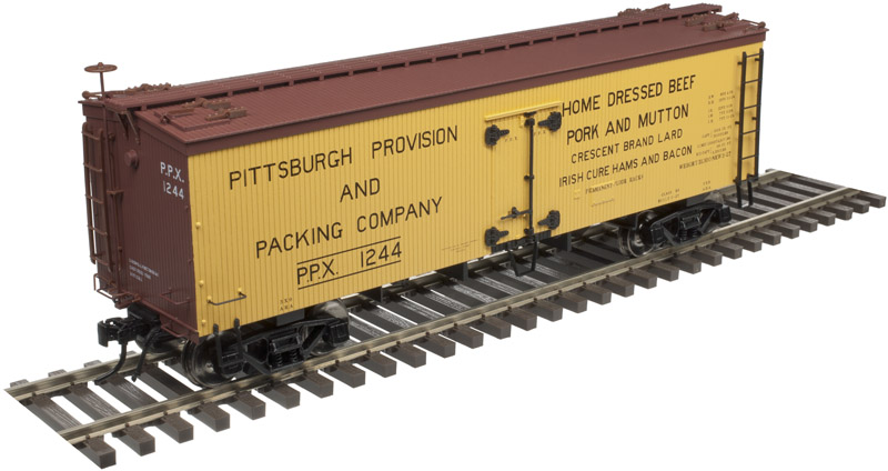Pittsburgh Provision and Packing 36' wood reefer #1244