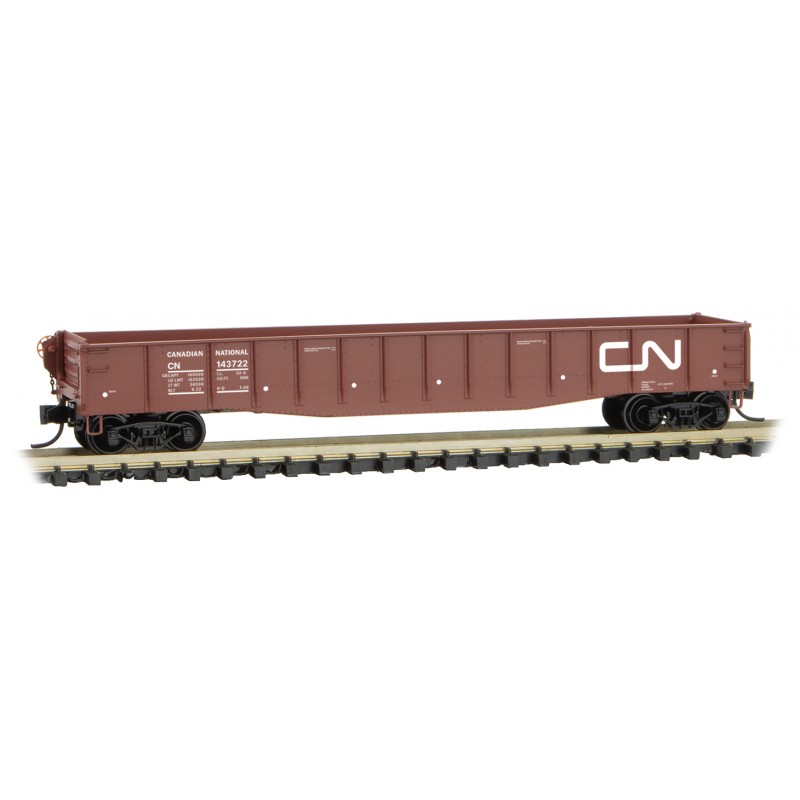 Canadian National 50' Gondola, Fishbelly Side with Drop Ends #143722