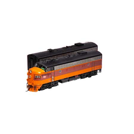 Milwaukee Road F-7A #118-A & F-7B #119-B with Tsunami2