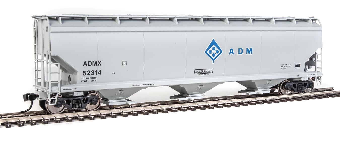 Archer-Daniels-Midland 60' NSC 5150 3-Bay Covered Hopper #52314