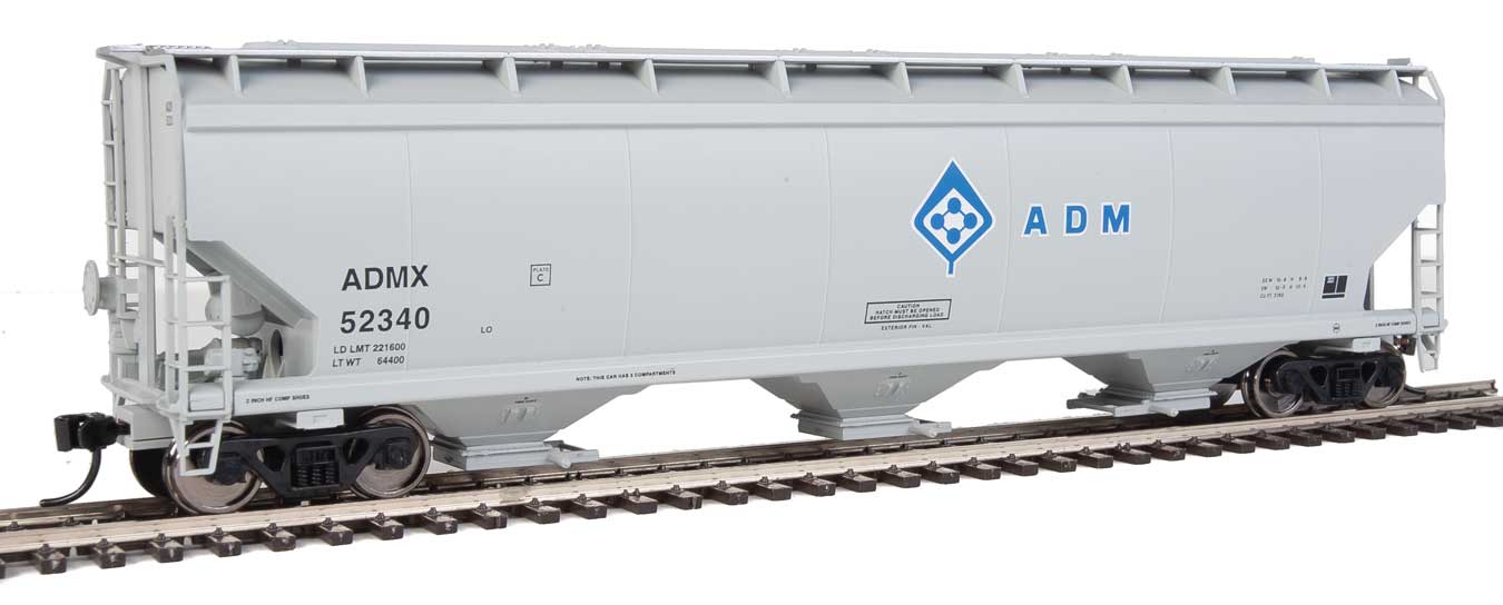 Archer-Daniels-Midland 60' NSC 5150 3-Bay Covered Hopper #52340