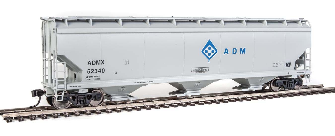 Archer-Daniels-Midland 60' NSC 5150 3-Bay Covered Hopper #52340
