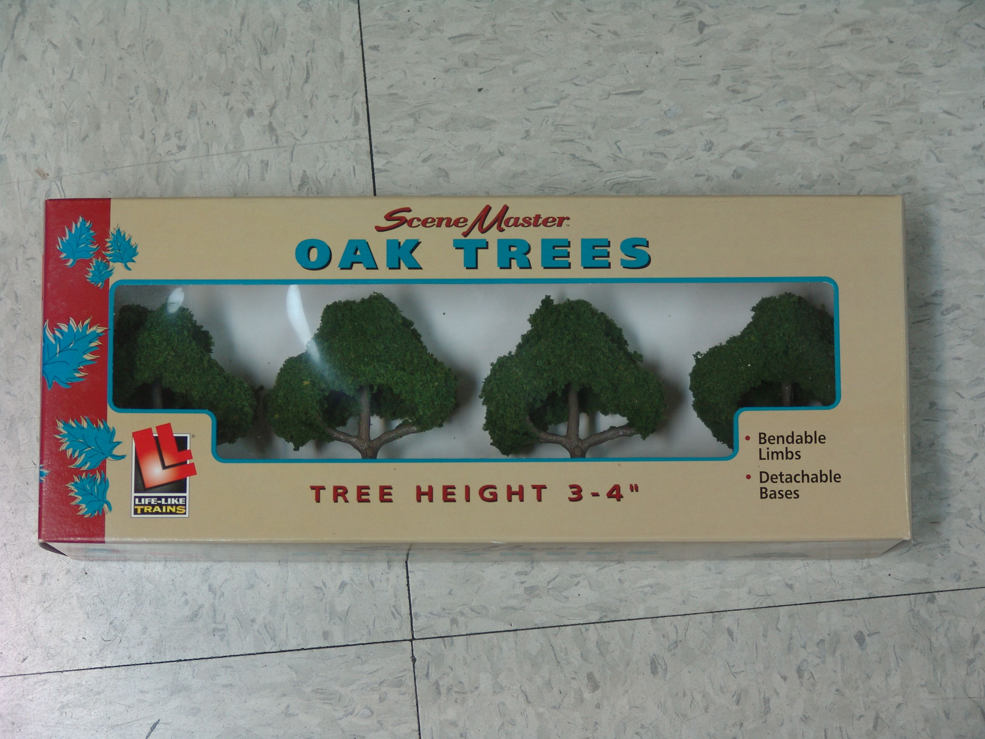 Oak Trees 3-4" (4 pieces)
