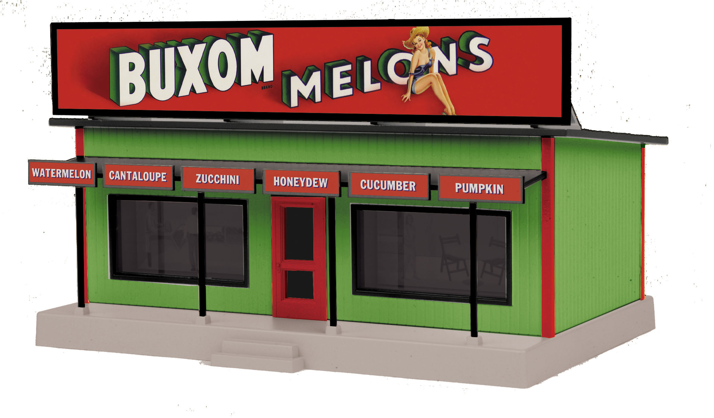 Buxom Melons road side stand