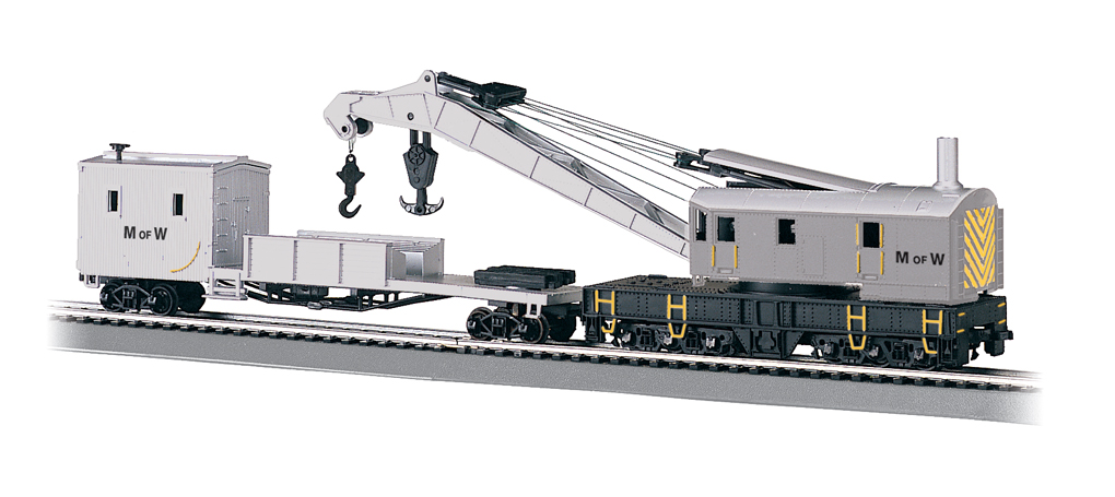 Maintenance of Way 250-Ton Crane Car and Boom Tender