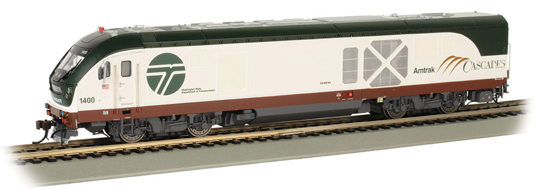Amtrak Cascades Charger SC-44 #1400 with DCC Wowsound on Board