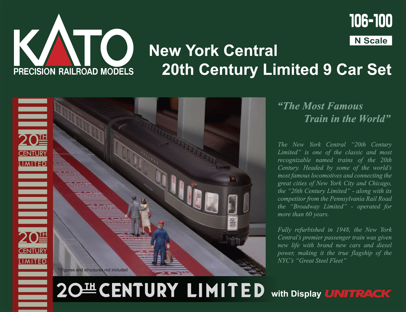 New York Central 20th Century Limited 9 Car Set
