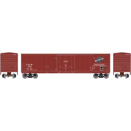 Chicago and North Western 50' Youngstown Plug Door Box Car #536