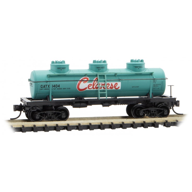 Celanese 3-Dome Tank Car #1404