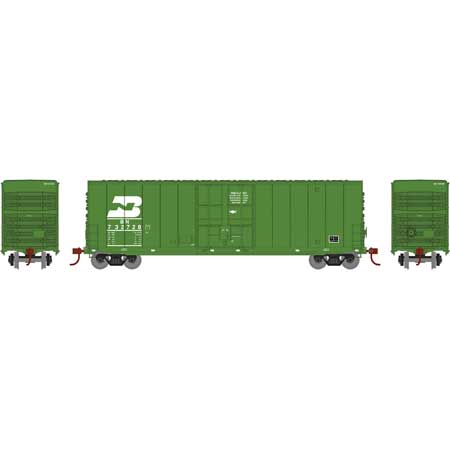 Burlington Northern 50' High Cube Smooth Side Box Car #732728