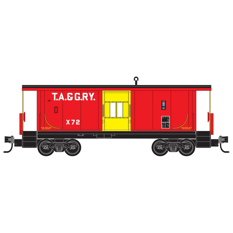 Tennessee Alabama & Georgia 31' Bay Window Caboose #X72