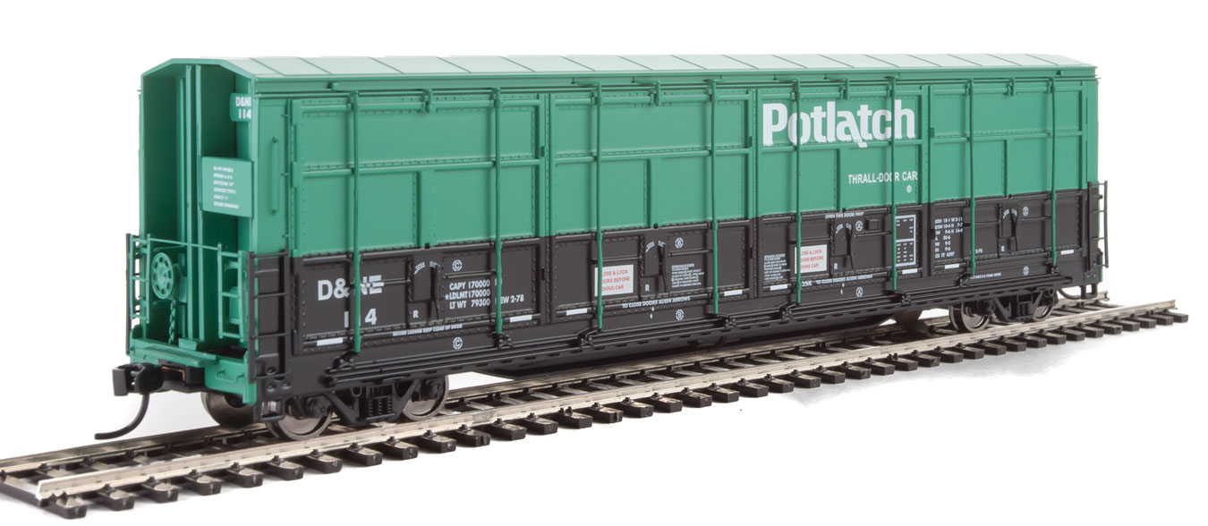 Potlatch 56' Thrall All-Door Box Car #114