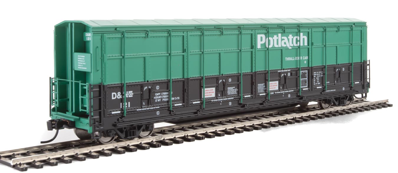 Potlatch 56' Thrall All-Door Box Car #121