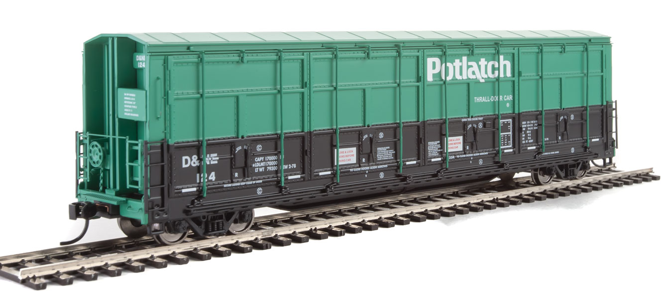 Potlatch 56' Thrall All-Door Box Car #124