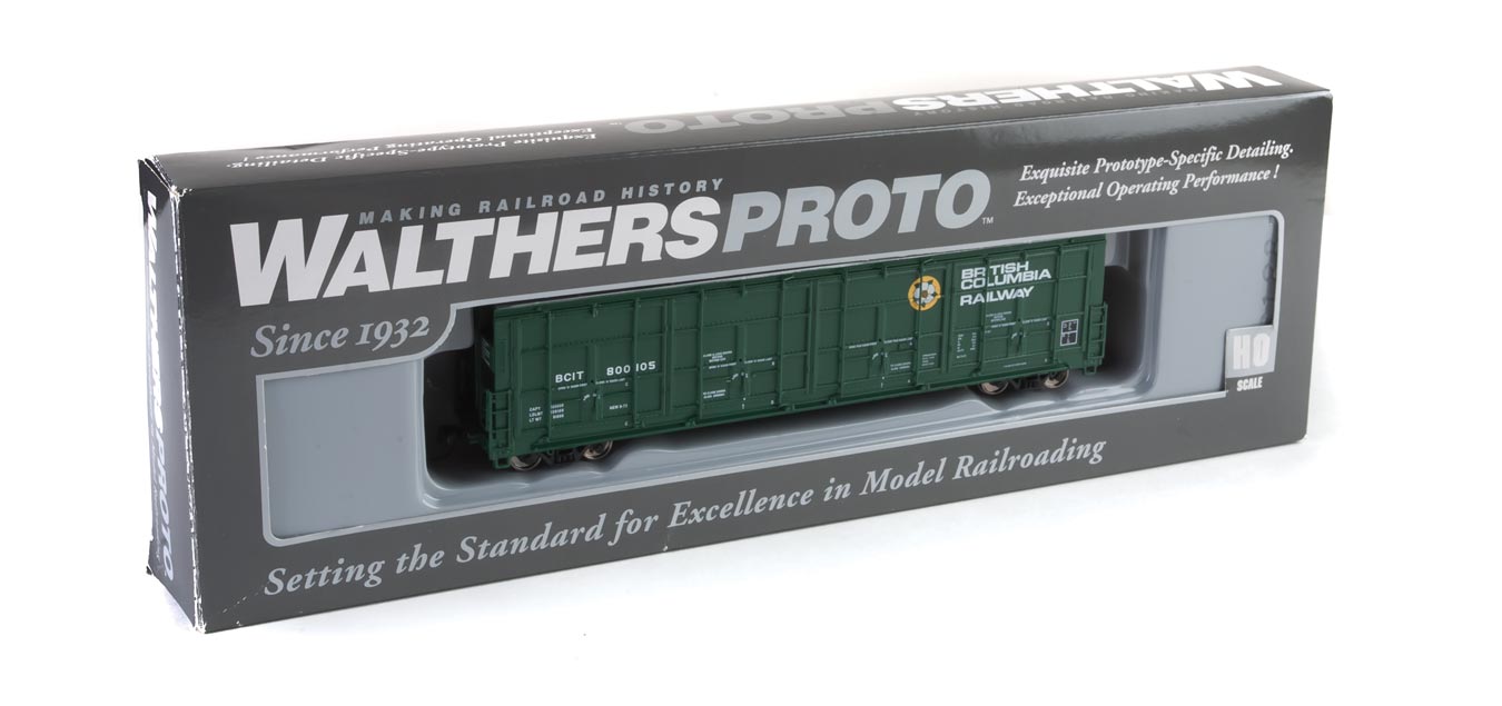 British Columbia Railway 56' Thrall All-Door Box Car #800105