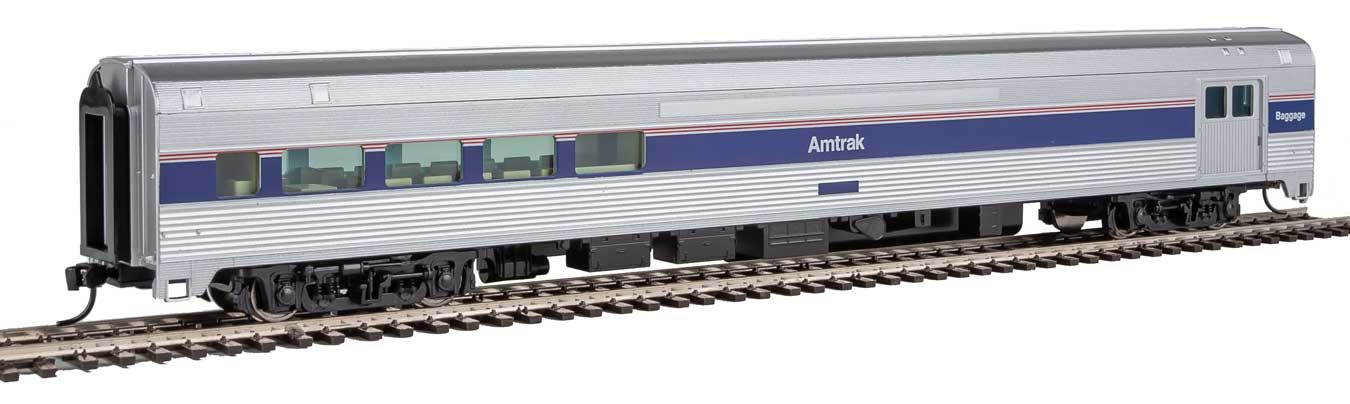 Amtrak Phase IV 85' Budd Baggage-Lounge