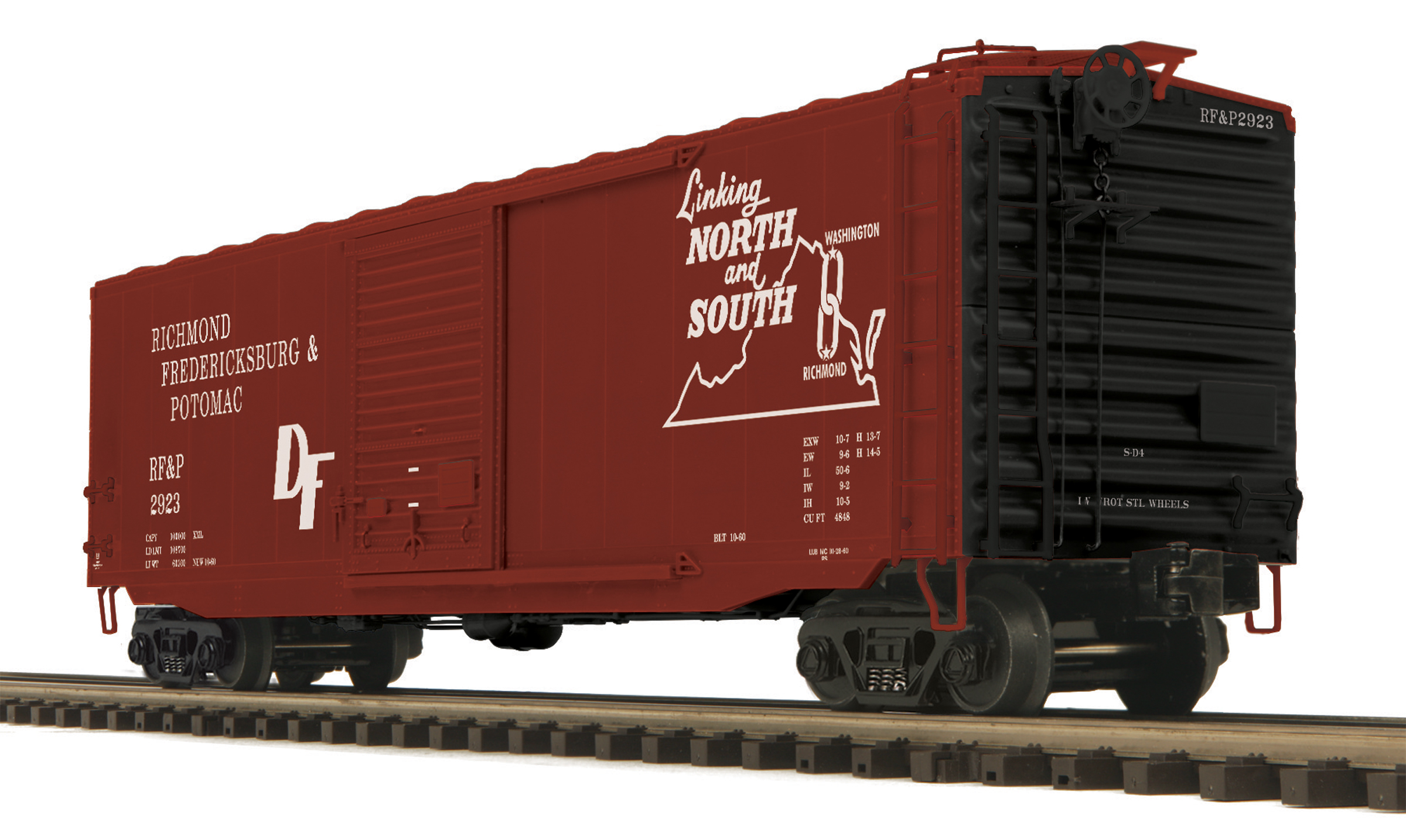 Richmond Fredericksburg & Potomac 50' PS-1 boxcar with Youngstown door