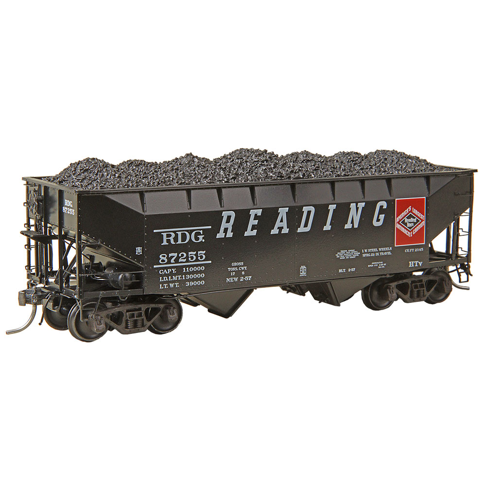 Reading 50 Ton AAR Standard 2-Bay Offset Open Hopper #87255
