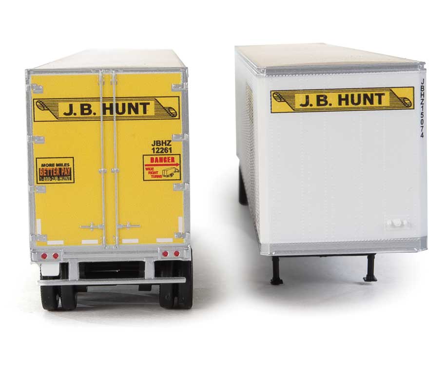 J.B. Hunt 53' Stoughton Trailer 2-Pack