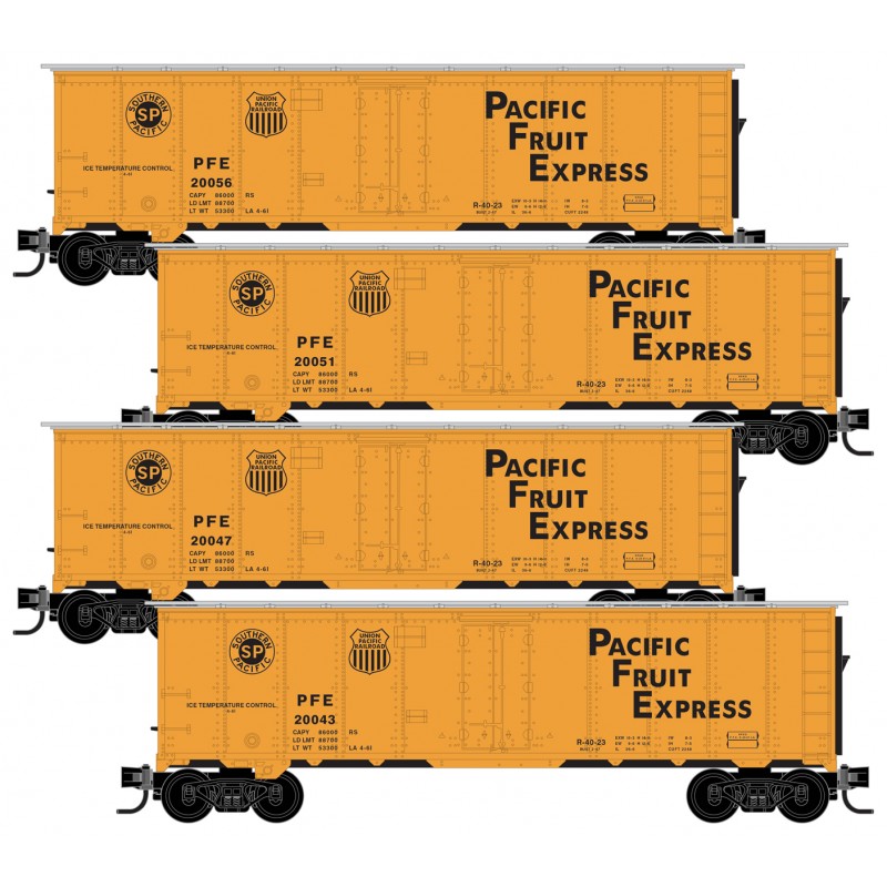 Pacific Fruit Express Four Car Runner Pack