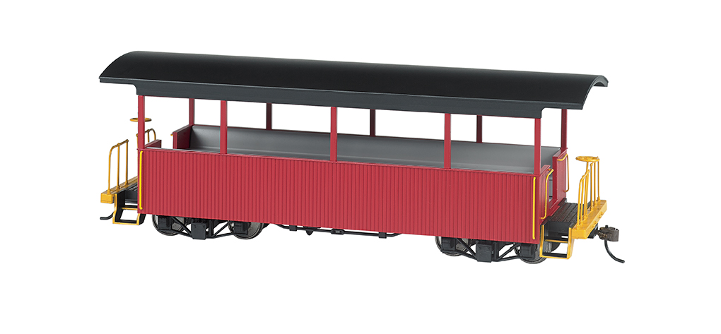 Burgundy With Black Roof Open Excursion Car