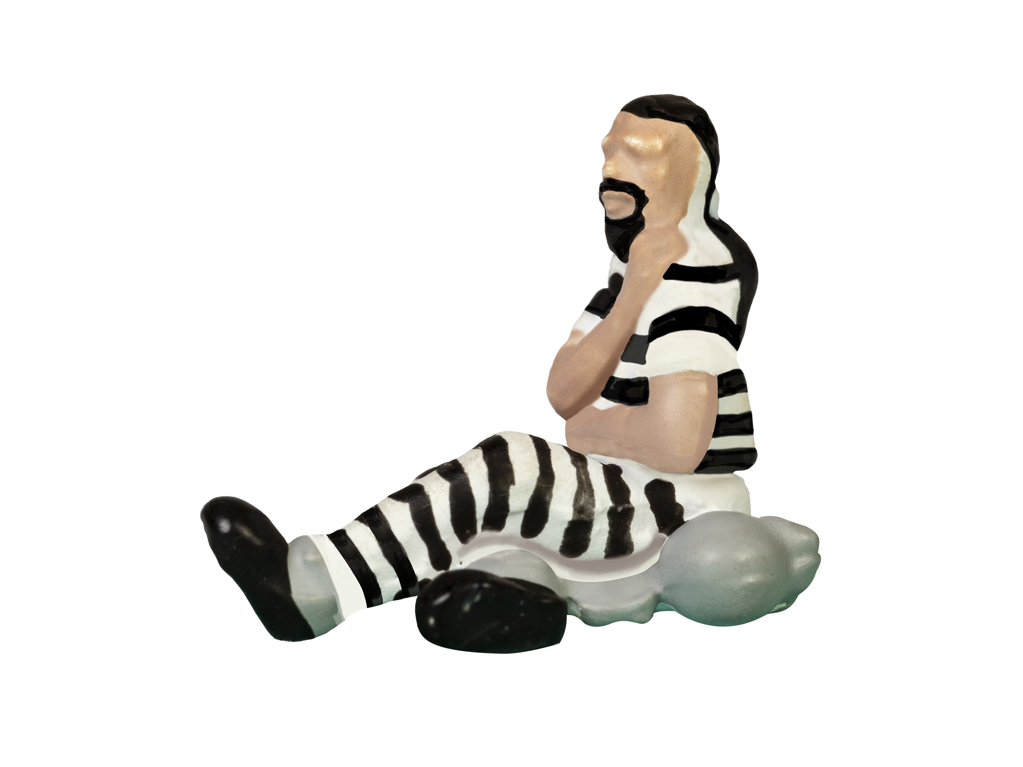 Prisoners in striped clothes (6)