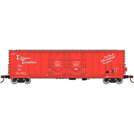 Illinois Terminal 50' Double-Door Plug Box Car #902