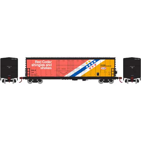 Canadian Forest Products 50' Double-Door Plug Box Car #389